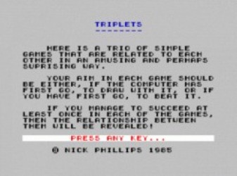 Triplets (1985)(Nick Phillips) Rom